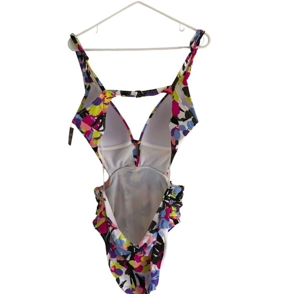 Bar III NWT One Piece Paradise Garden Monokini Size XL - Picture 7 of 14